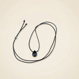 Obsidian Halskette - Naturkette Tropfenform