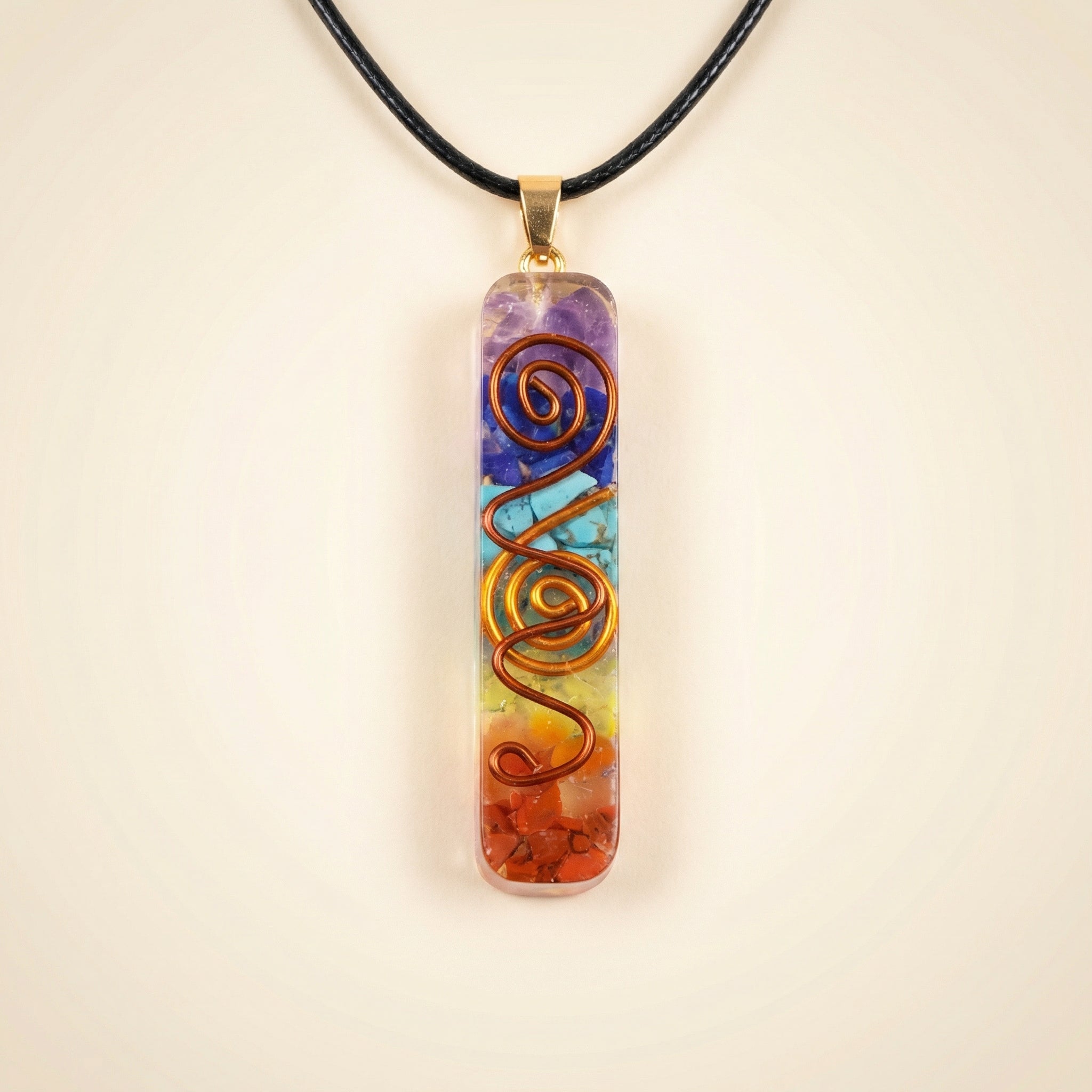 7 Chakra Orgonit Halskette