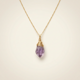 Amethyst Halskette - Eleganter Anhänger