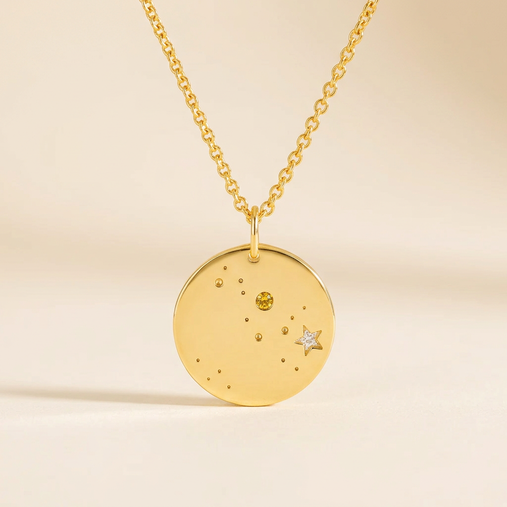 Citrin Halskette - Lebensfreude