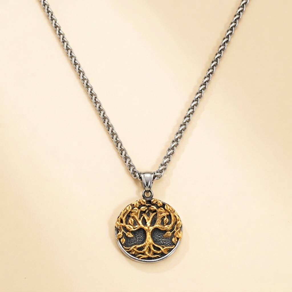 Lebensbaum Halskette antik