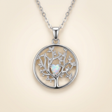 Lebensbaum Halskette mit Zirkon