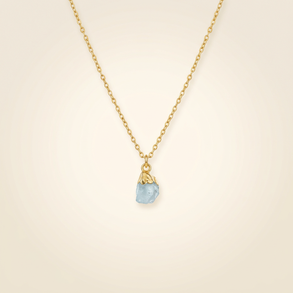 Mondstein Halskette - Naturkristall