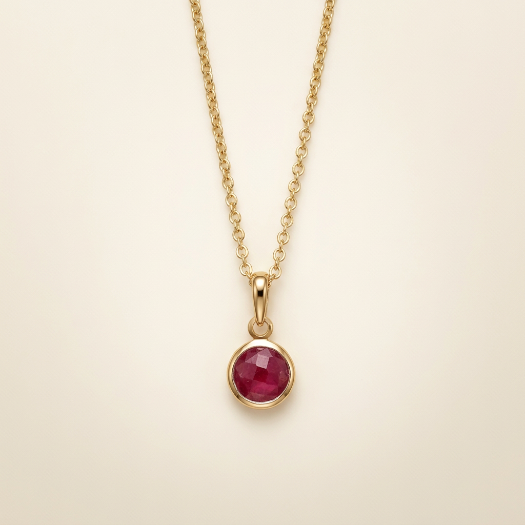 Rubin Halskette | Rosenrot
