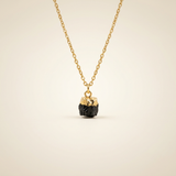 Turmalin Halskette - Unbearbeitet