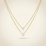 Bergkristall Halskette - Unbearbeitet