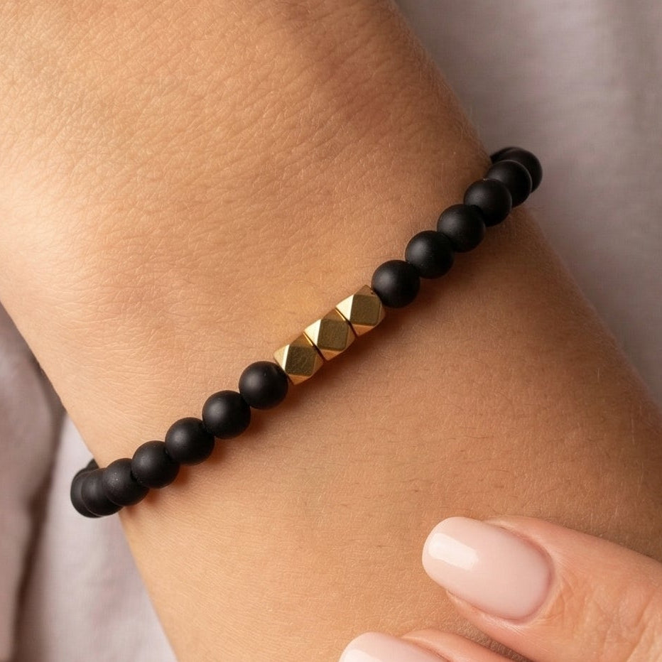 Obsidian Armband