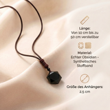 Obsidian Halskette - Schutz Talisman