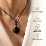 Obsidian Halskette - Schutz Talisman
