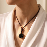 Obsidian Halskette - Schutz Talisman