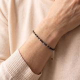 Obsidian Armband - Schneeflocken Obsidian