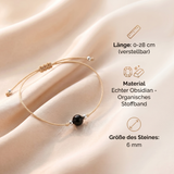 Obsidian Armband - Naturband
