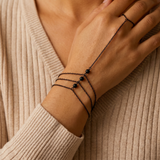 Obsidian Armband - Orientalische Schönheit
