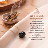 Turmalin Halskette - Rohstein Gold legiert