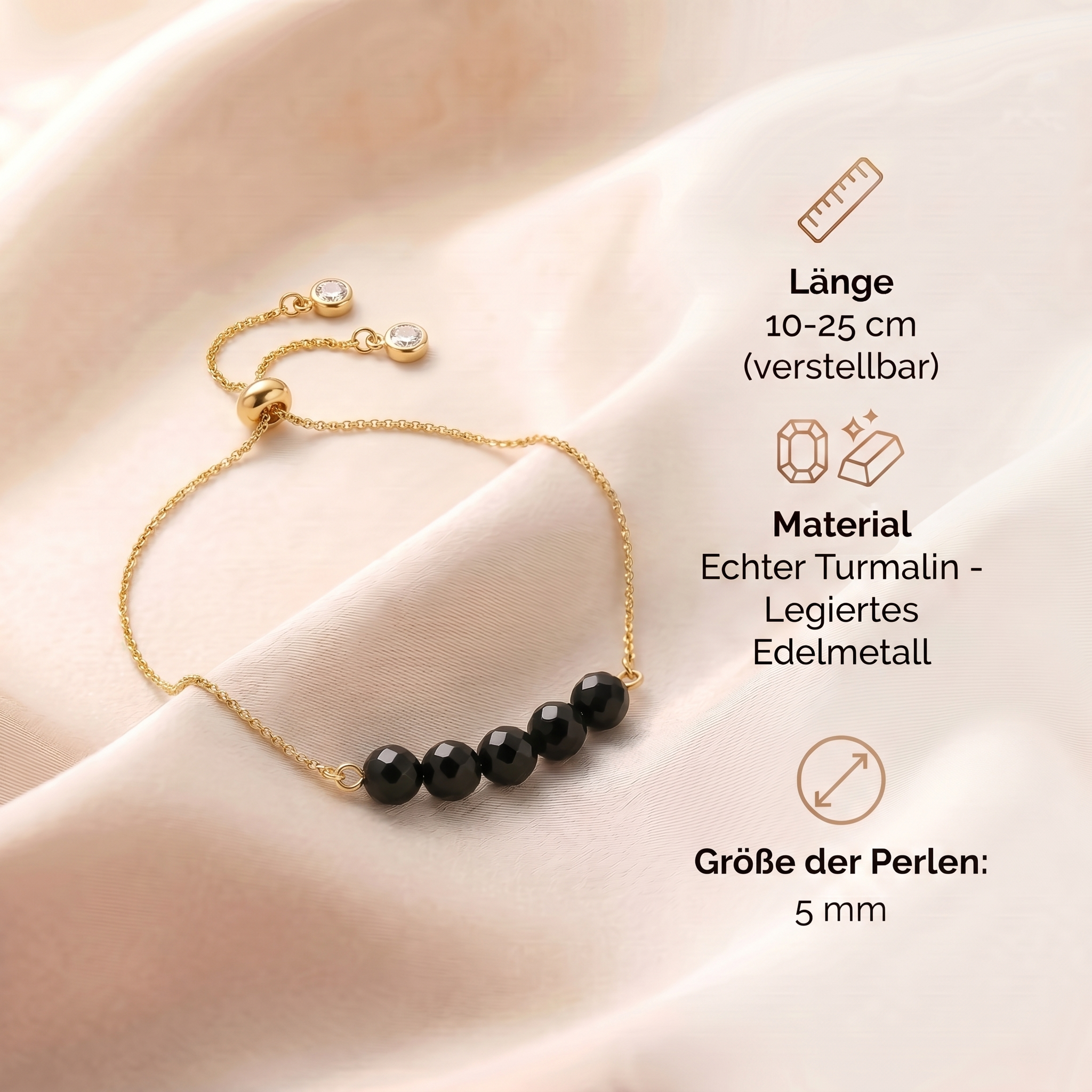 Turmalin Armband - Schutz