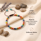 7 Chakren Energiearmband aus Jaspis