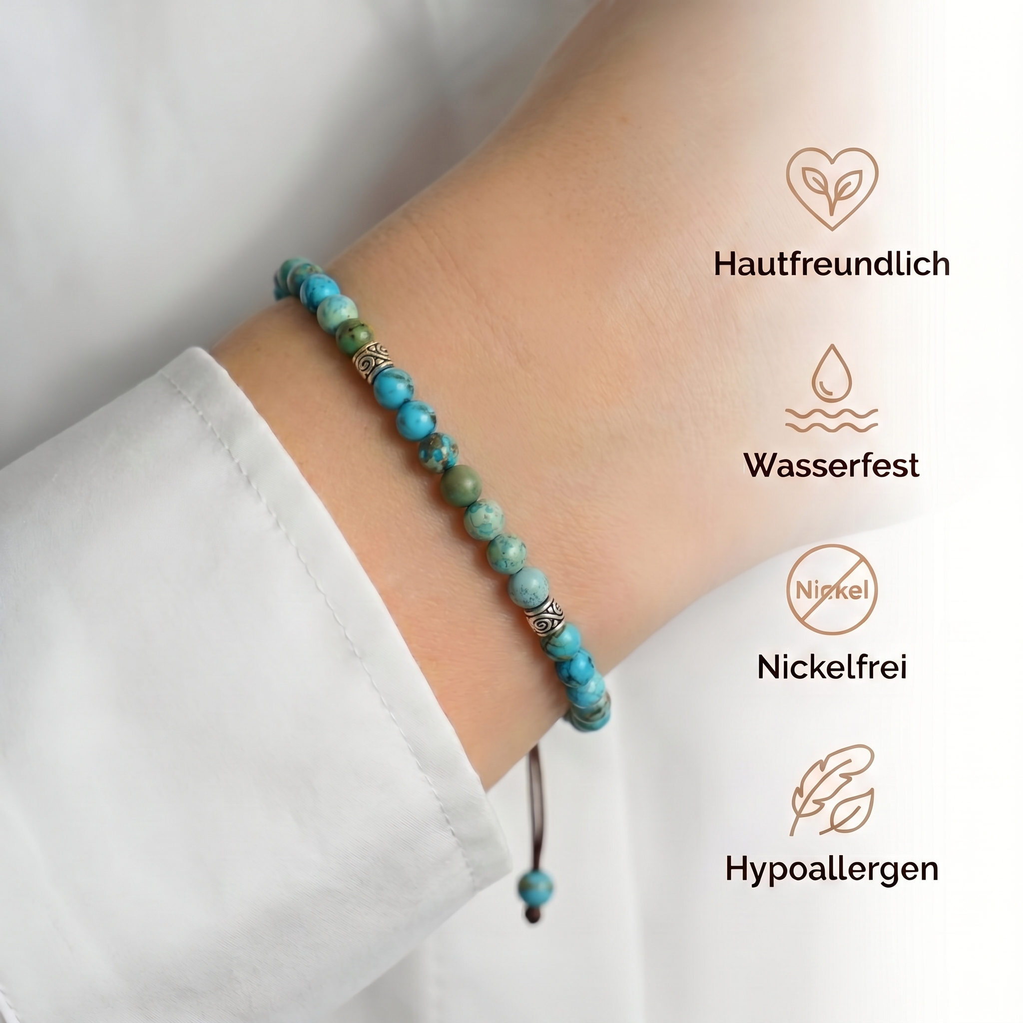 Tibetisches Energie Armband - Blauer Jaspis