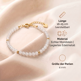 Mondstein Perlenarmband