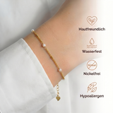 Mondstein Armband - Gold