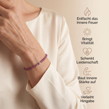 Rubin Armband - Perlen
