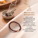 Rubin Armband - Perlen geschliffen
