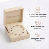 Amethyst Armband - Naturperlen S925 Silber - legiert