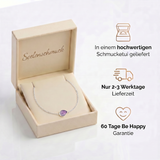 Amethyst Armband - Perlenanhänger S925 Silber