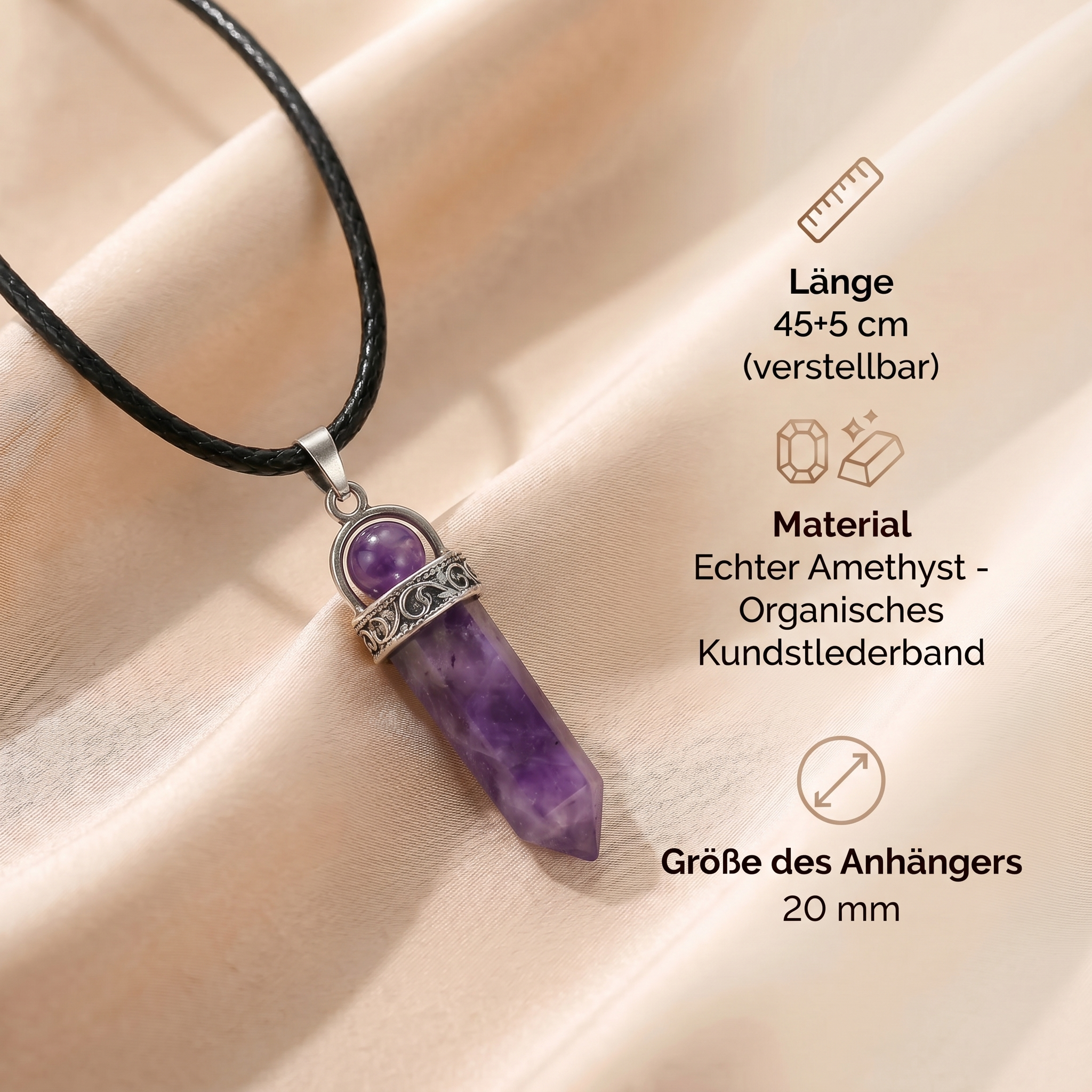 Amethyst Halskette