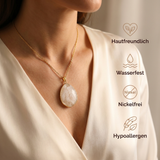Bergkristall Halskette - Medallion