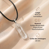 Bergkristall Halskette - Naturstein Klar