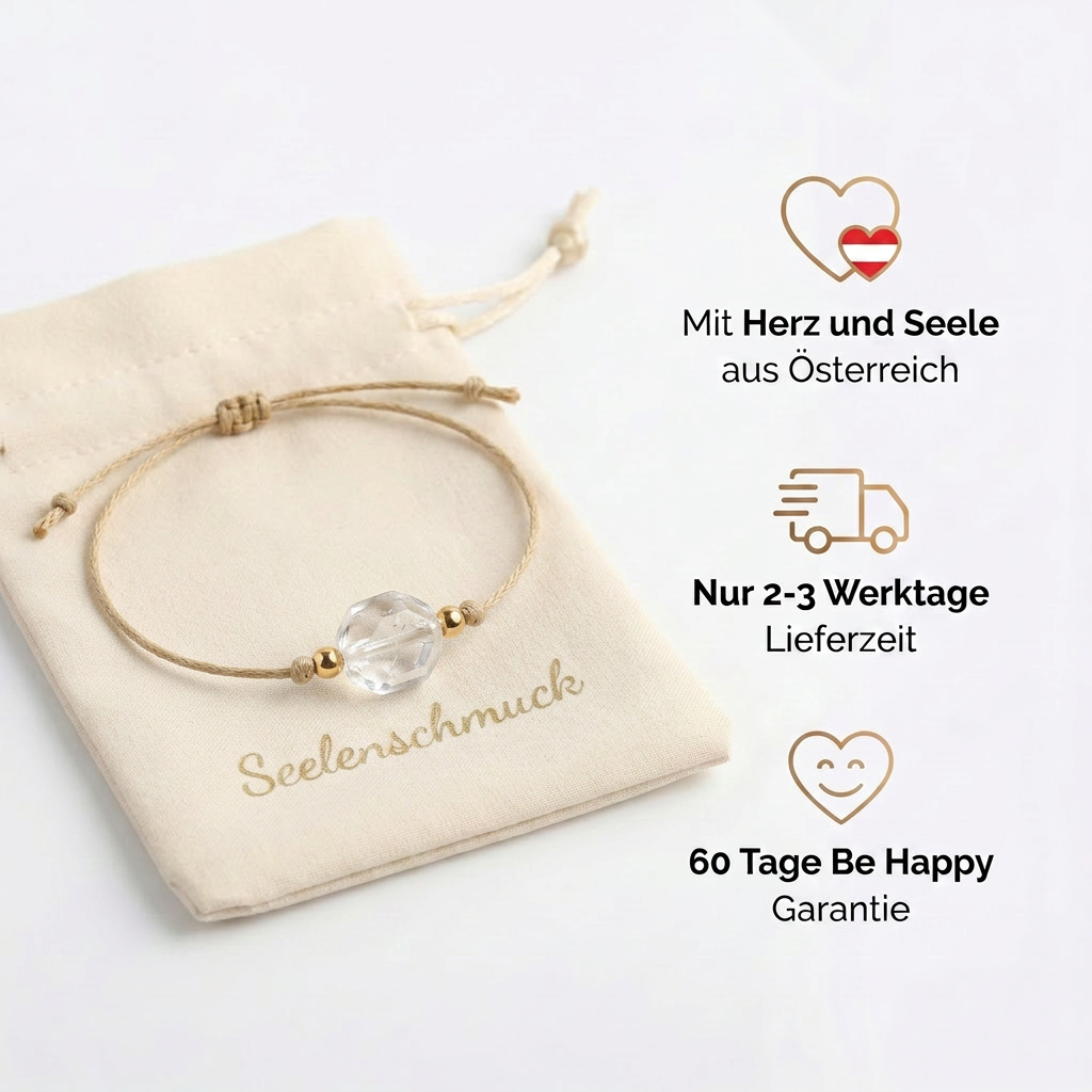 Bergkristall Armband - Unbearbeitet