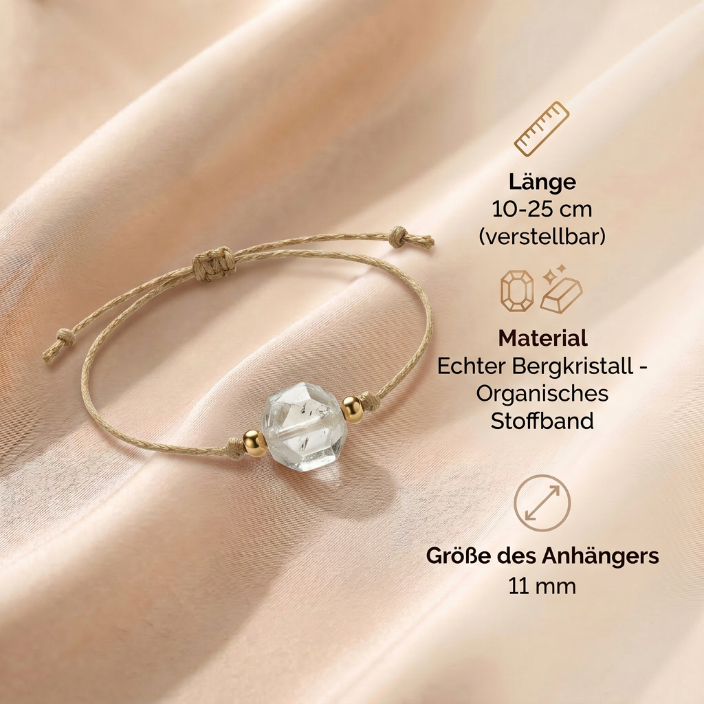 Bergkristall Armband - Unbearbeitet
