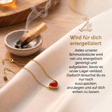 Karneol Armband - Herz Anhänger