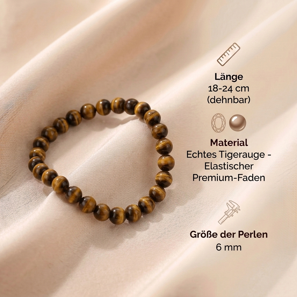 Tigerauge Armband - Umsetzung