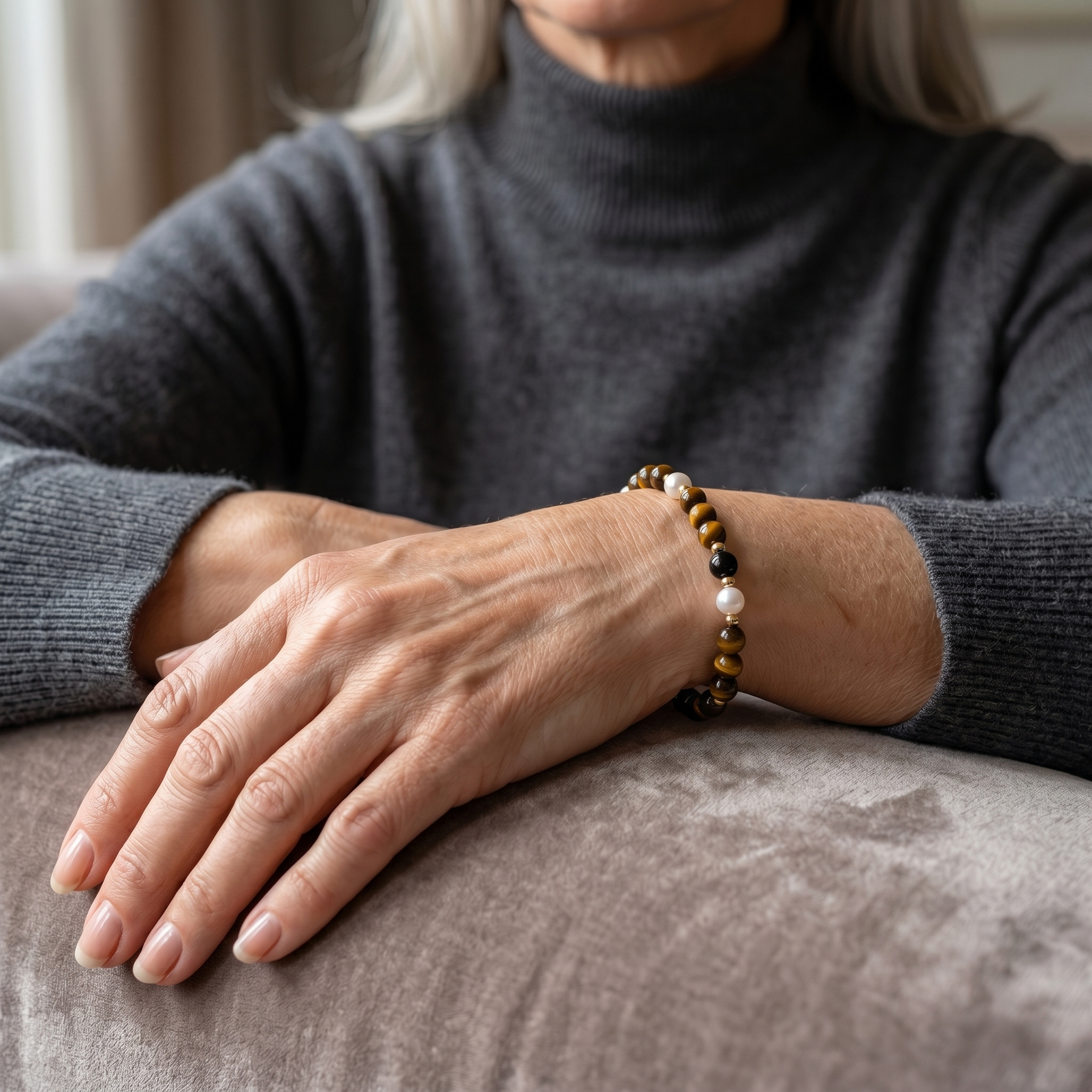Tigerauge Armband - zarte Stärke