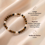 Tigerauge Armband - zarte Stärke