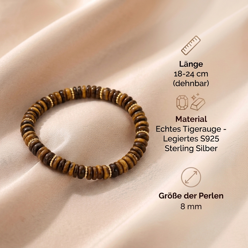 Tigerauge Armband - Kraftperlen