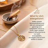 Lebensbaum Halskette mit Edelsteinen
