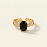 Obsidian Ring - Doppelring