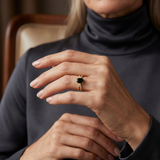 Obsidian Ring - Doppelring