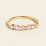 Rosenquarz Ring - Natursteine