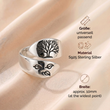 Lebensbaum Ring - S925 Silber | Hier und Jetzt