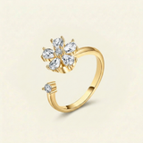 Zirkon Ring - Anti Stress Ring (beweglich)