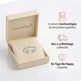 Zirkon Ring - Schmetterlinge
