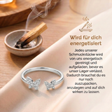 Zirkon Ring - Schmetterlinge