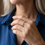 Zirkon Ring - Schmetterlinge
