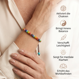 7 Chakren Energiearmband aus Jaspis