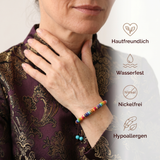 7 Chakren Energiearmband aus Jaspis
