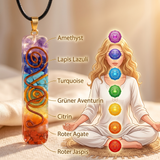 7 Chakra Orgonit Halskette