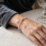 Rosenquarz Armband - dezent